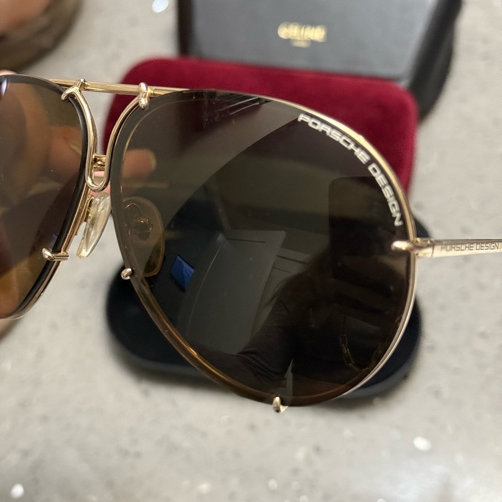 Porche oversized aviators